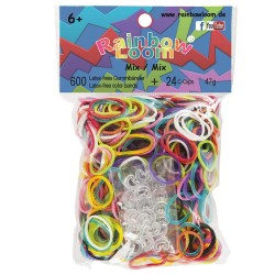 Rainbow Loom® Gummibänder mix opaque