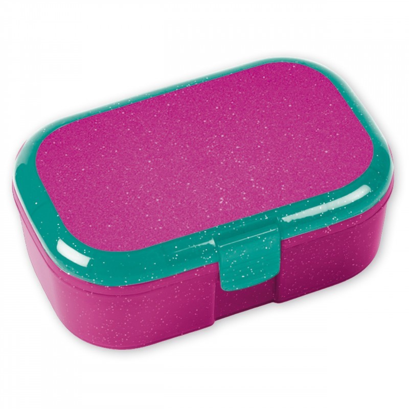 Znünibox glitzer rosa
