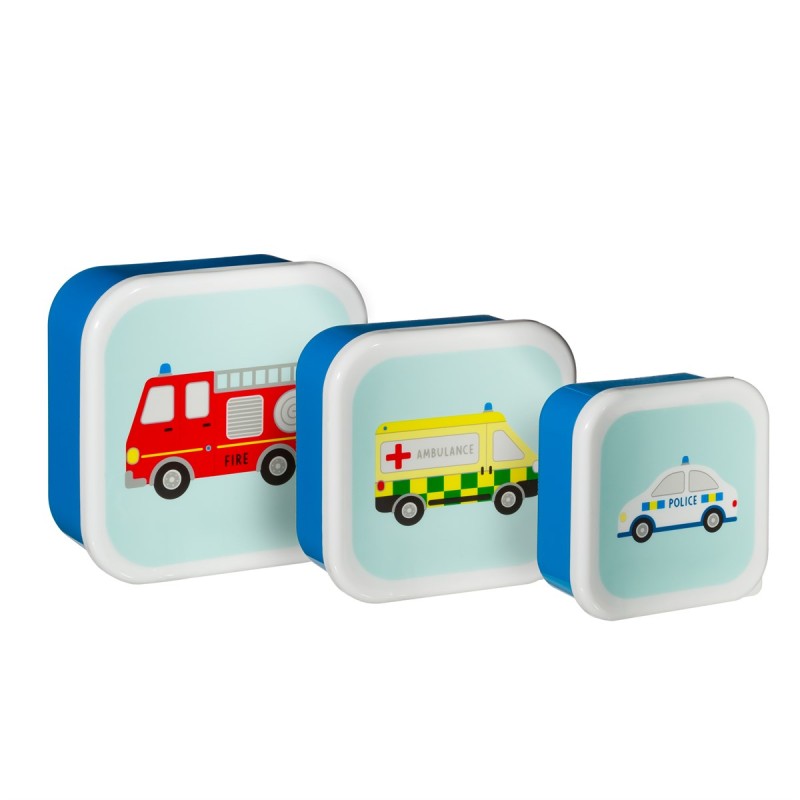 Znüni- und Lunchbox Set Fahrzeuge