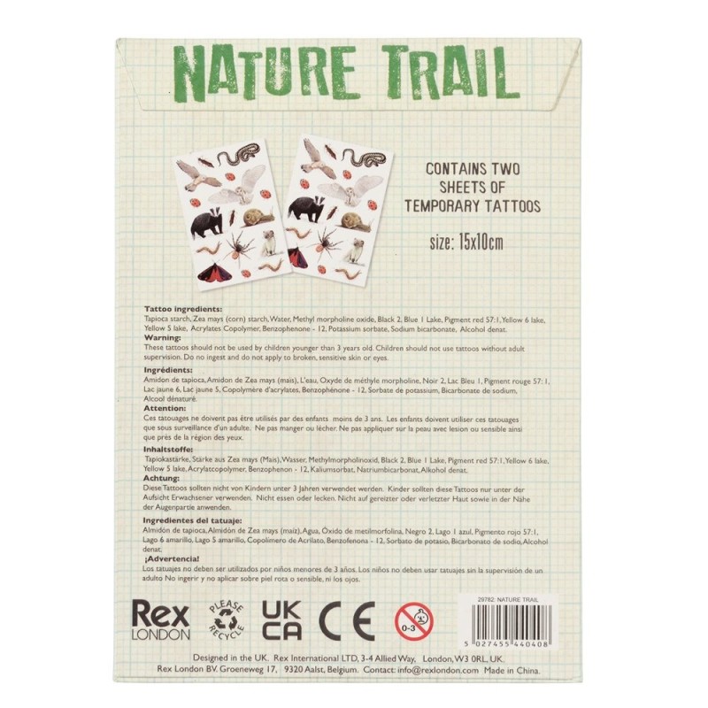 Kindertattoo Set Nature Trail