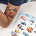 Kindertattoo Set Road Trip Fahrzeuge