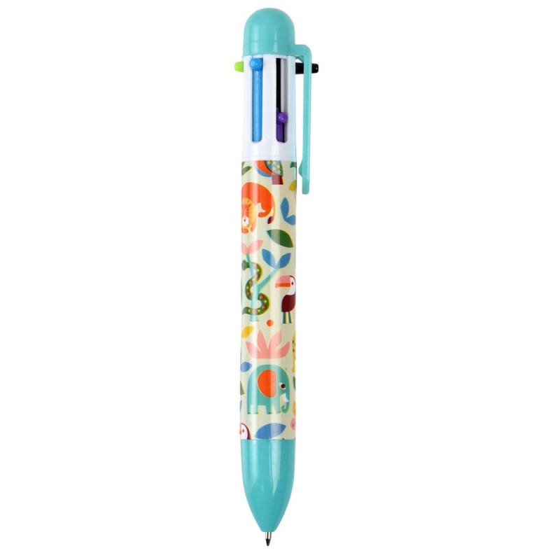 Kugelschreiber Wild Wonders mit 6 Farben
