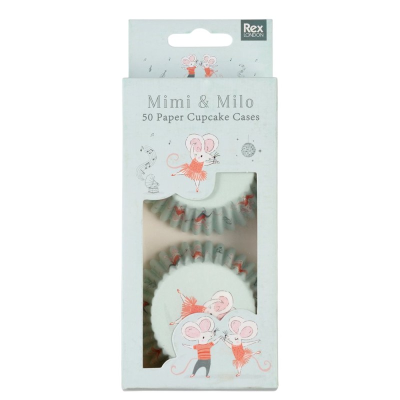 Cupcake Muffinförmchen Mäuse Mimi und Milo