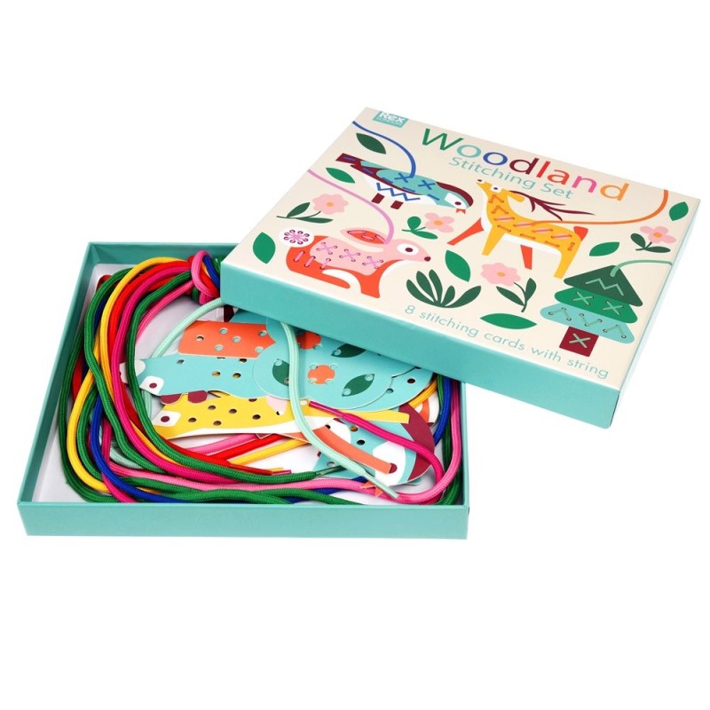 Stickbilder Set Waldtiere bunt