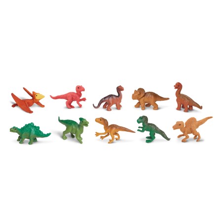 Dinosaurierbabys - Set mit 12 kleinen handbemalten Figuren