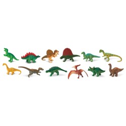 Dinosaurier - Set mit 12 kleinen handbemalten Figuren