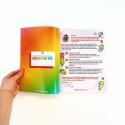 Kawaii Mal- und Stickerbuch Regenbogen