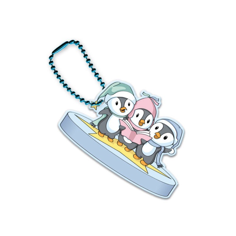 Reflektor Anhänger Pinguinchor
