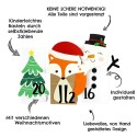 Adventskalender basteln Winterwald