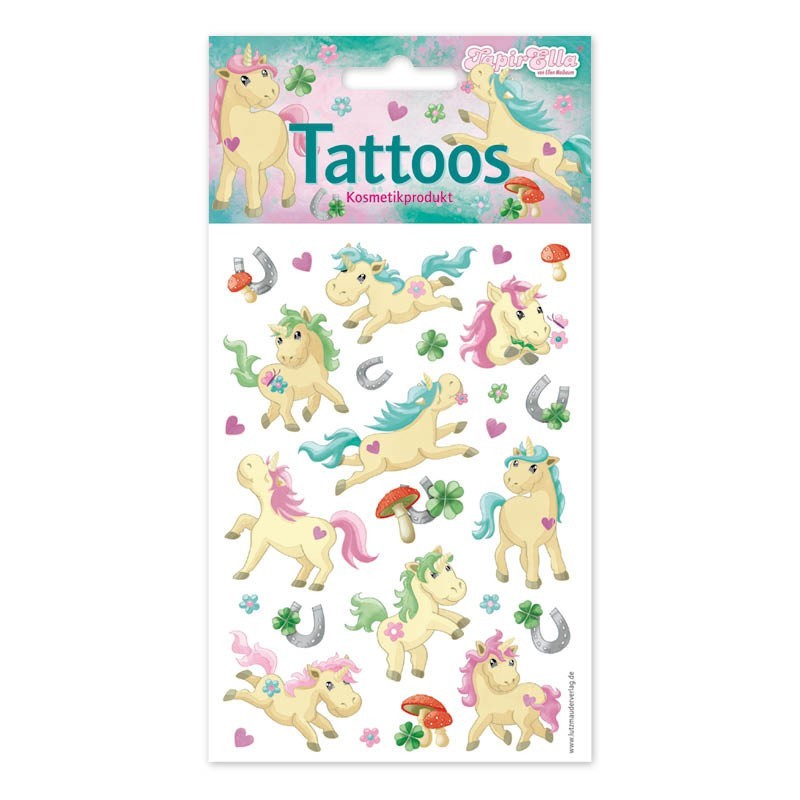 Kindertattoo Set Einhorn