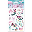Kindertattoo Set Metallic Meerjungfrau Coralie