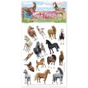 Kindertattoo Set Metallic Pferde