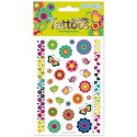 Kindertattoo Set Metallic Blumen