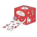 Sticker von der Rolle Weihnachtsfreunde rot