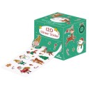 Sticker von der Rolle Weihnachtsfreunde grün