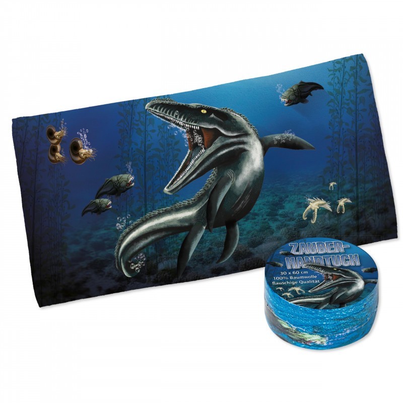 Zauberhandtuch Unterwasser Dinosaurier
