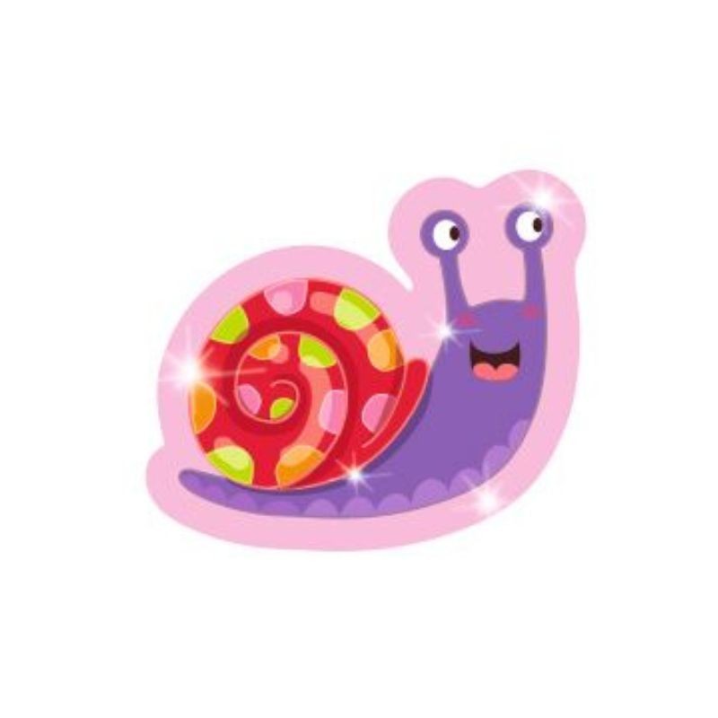 Sticker von der Rolle Krabbelkäfer rosa