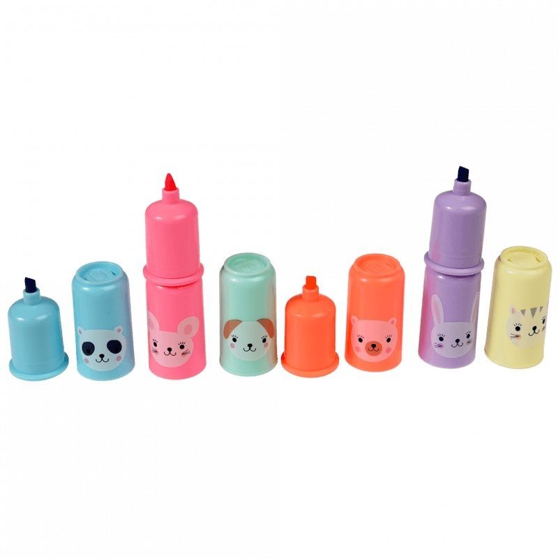 Textmarker Tiere mini