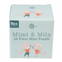 Puzzle Mimi und Milo Mini 24 Teile
