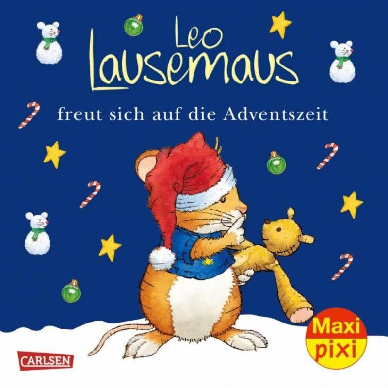 Leo Lausemaus freut sich auf die Adventszeit Maxi Pixi
