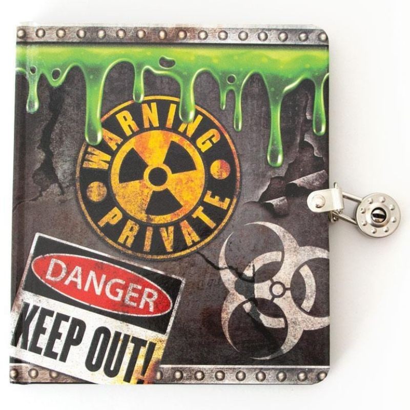Tagebuch Keep out Glow in the Dark
