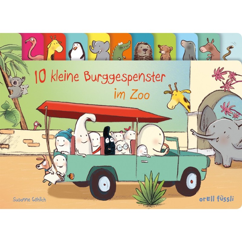 10 kleine Burggespenster im Zoo