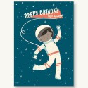 Geburtstagskarte Happy Birthday little Astronaut