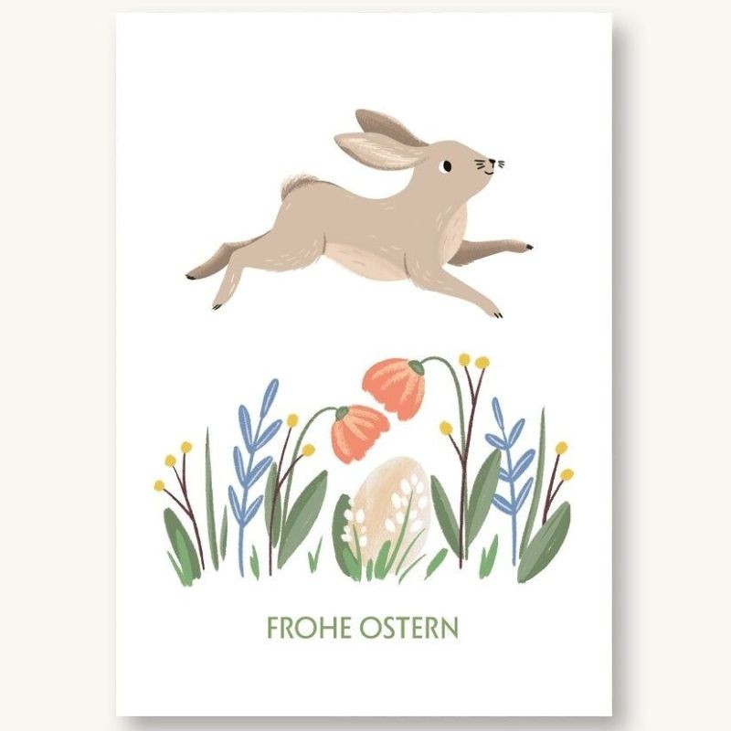 Glückwunschkarte Frohe Ostern