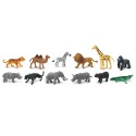 Dschungeltiere - Set mit 12 kleinen handbemalten Figuren