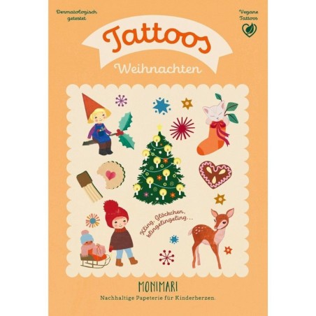 Kindertattoo Set Weihnachten Monimari