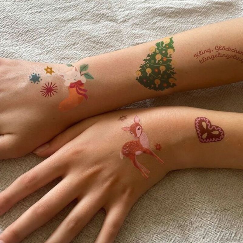 Kindertattoo Set Weihnachten Monimari