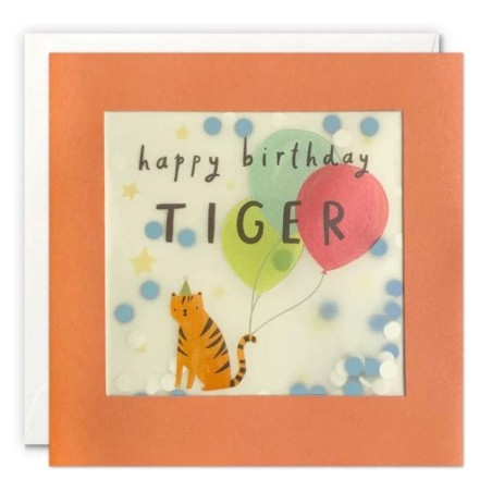 Geburtstagskarte Tiger Shakies