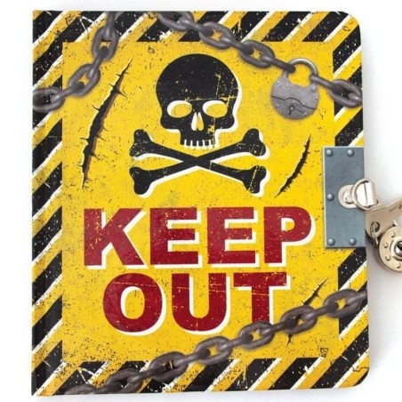 Tagebuch Keep Out! mit Geheimcodestift
