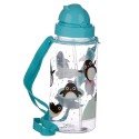 Trinkflasche Pinguin mit Strohhalm