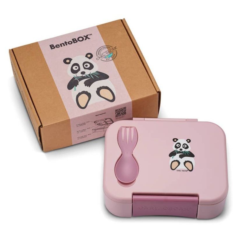 Bento Box Panda mit Besteck