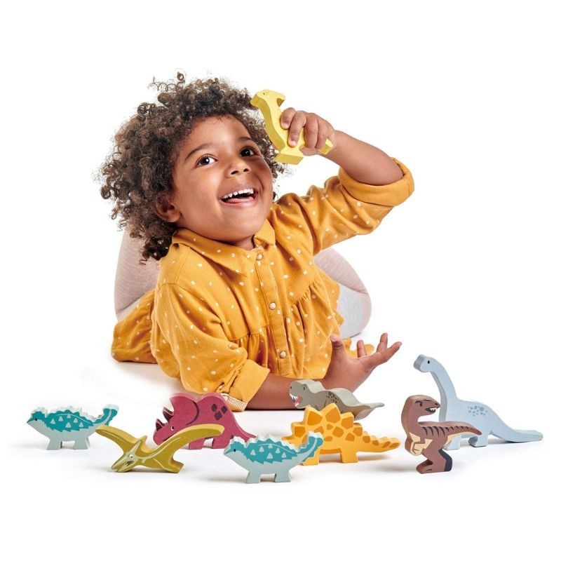 Dinosaurier aus Holz von Tender Leaf Toys