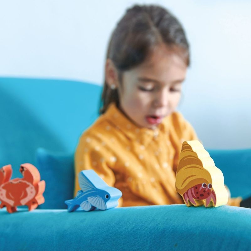 Meerestiere aus Holz von Tender Leaf Toys