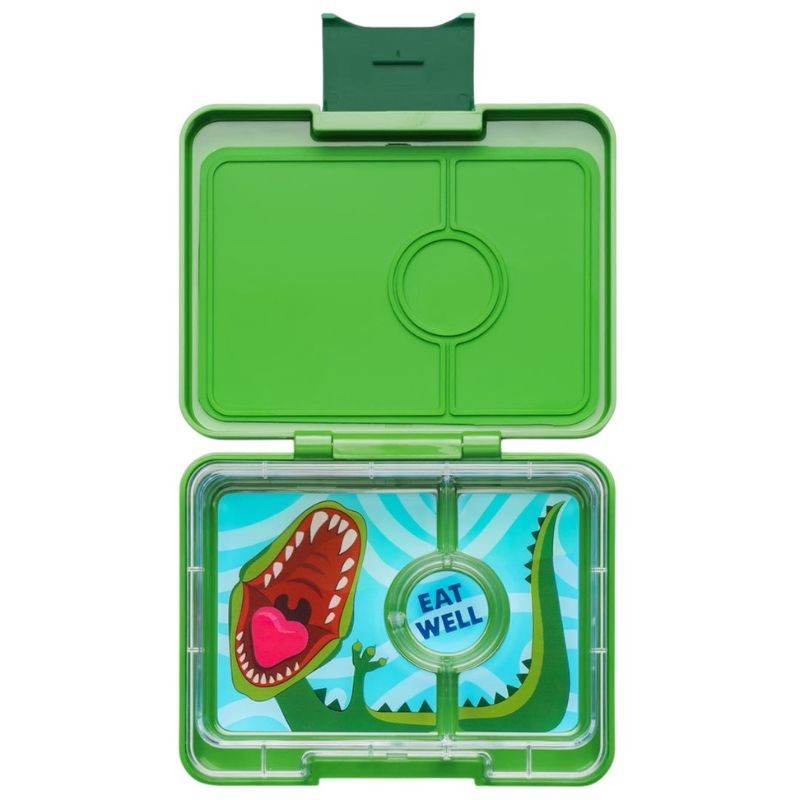 Yumbox Mini Snack Znünibox Jurassic Green Dino