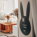 Magnettafel Hase mit Magneten