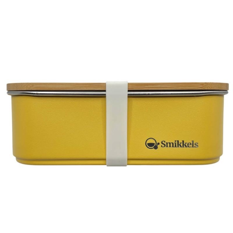 Lunchbox Edelstahl Smikkels gelb