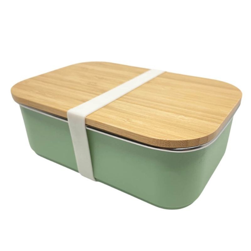 Lunchbox Edelstahl Smikkels grün