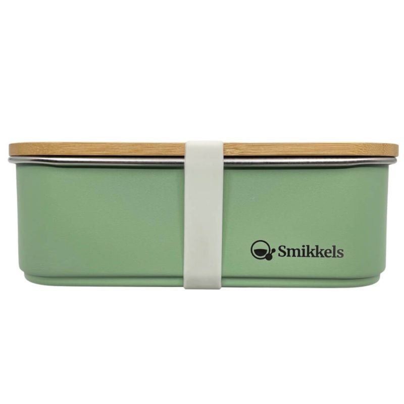 Lunchbox Edelstahl Smikkels grün