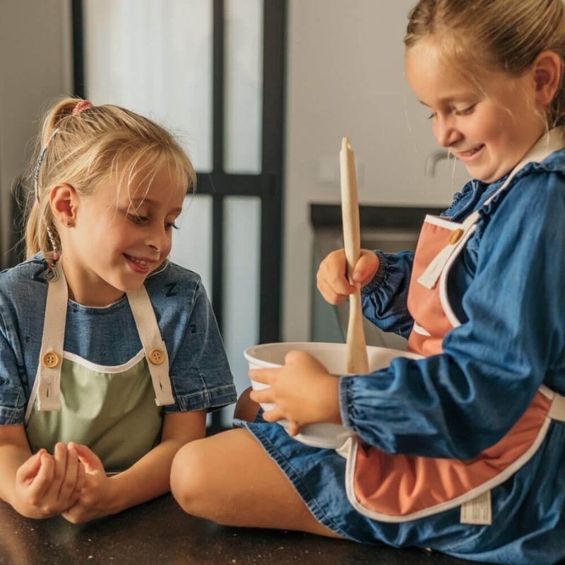Kinderschürze Smikkels gelb