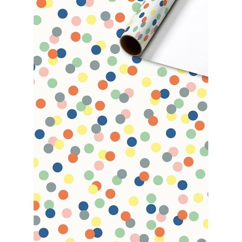 Geschenkpapier Konfetti bunt