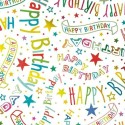 Geschenkpapier Happy Birthday bunt