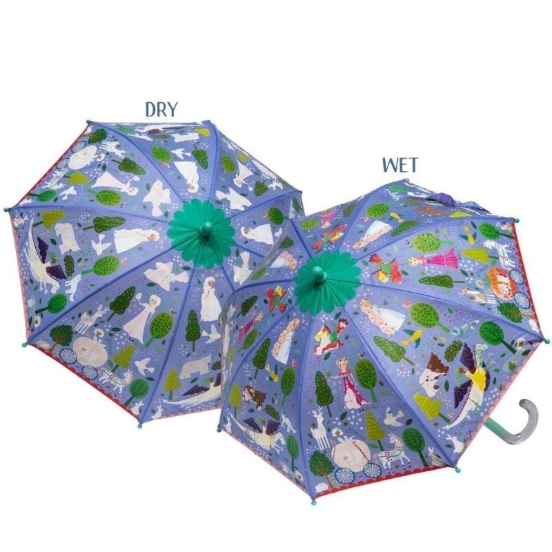 Kinder Regenschirm Märchen farbwechselnd