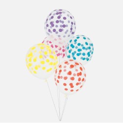 Luftballons Konfetti Multicolour
