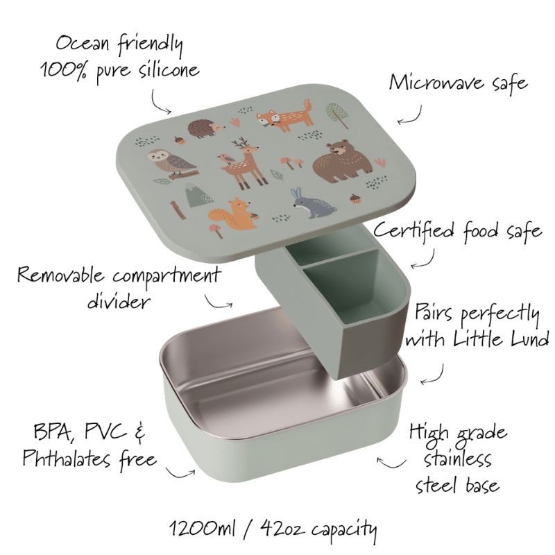 Lunchbox Edelstahl Wald