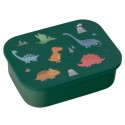 Lunchbox Edelstahl Dinosaurier grün