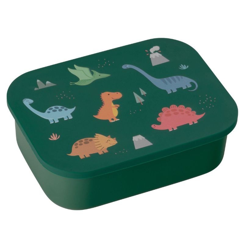 Lunchbox Edelstahl Dinosaurier grün